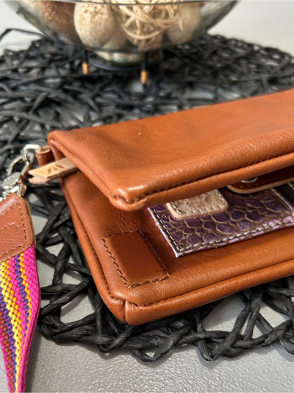 Consuela Brandy Uptown Leather Crossbody - Picture 6 of 10